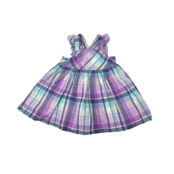 Baby Girl's - Plaid‎ Dress, Navy Dress & Bloomers & Blue Jumper - - Size 6 Month - Picture 2 of 9
